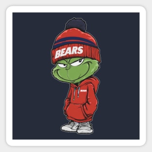 Grinch Chicago Bears M7979 Sticker
